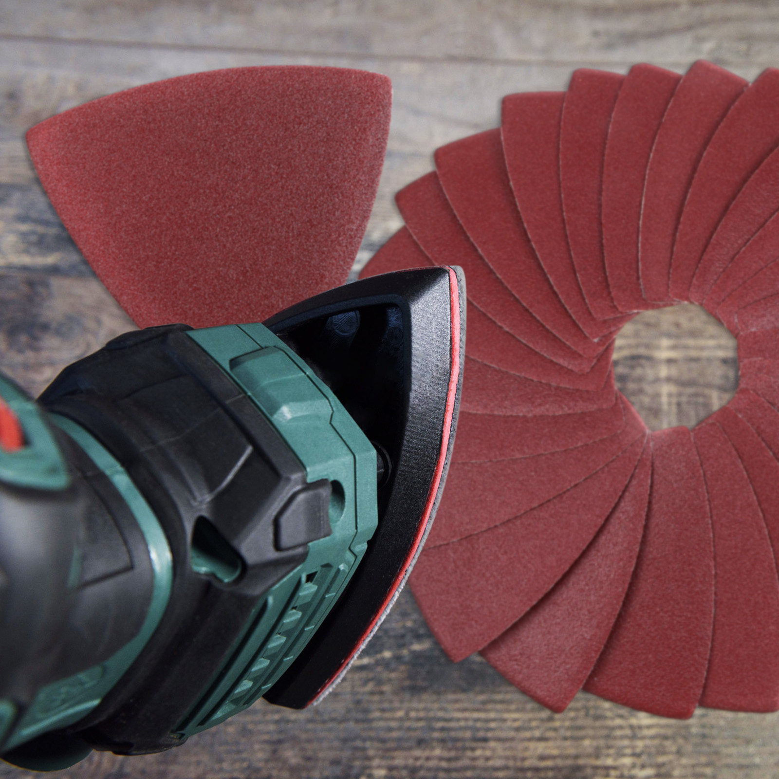 Oscillating Multi Tool - 100 sztuk trójkątnych podkładek do szlifowania,