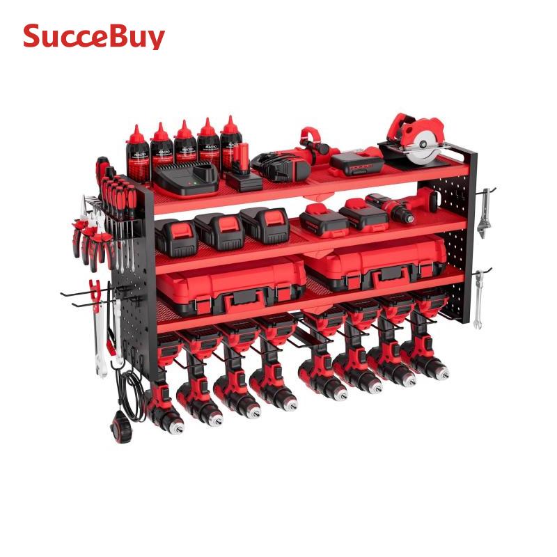 Power Tools Underwater - SucceBuy 4-poziomowy organizer na narzędzia ręczne,