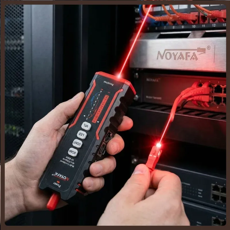 Power Tools Red - Profesjonalne narzędzie do testowania kabli sieciowych