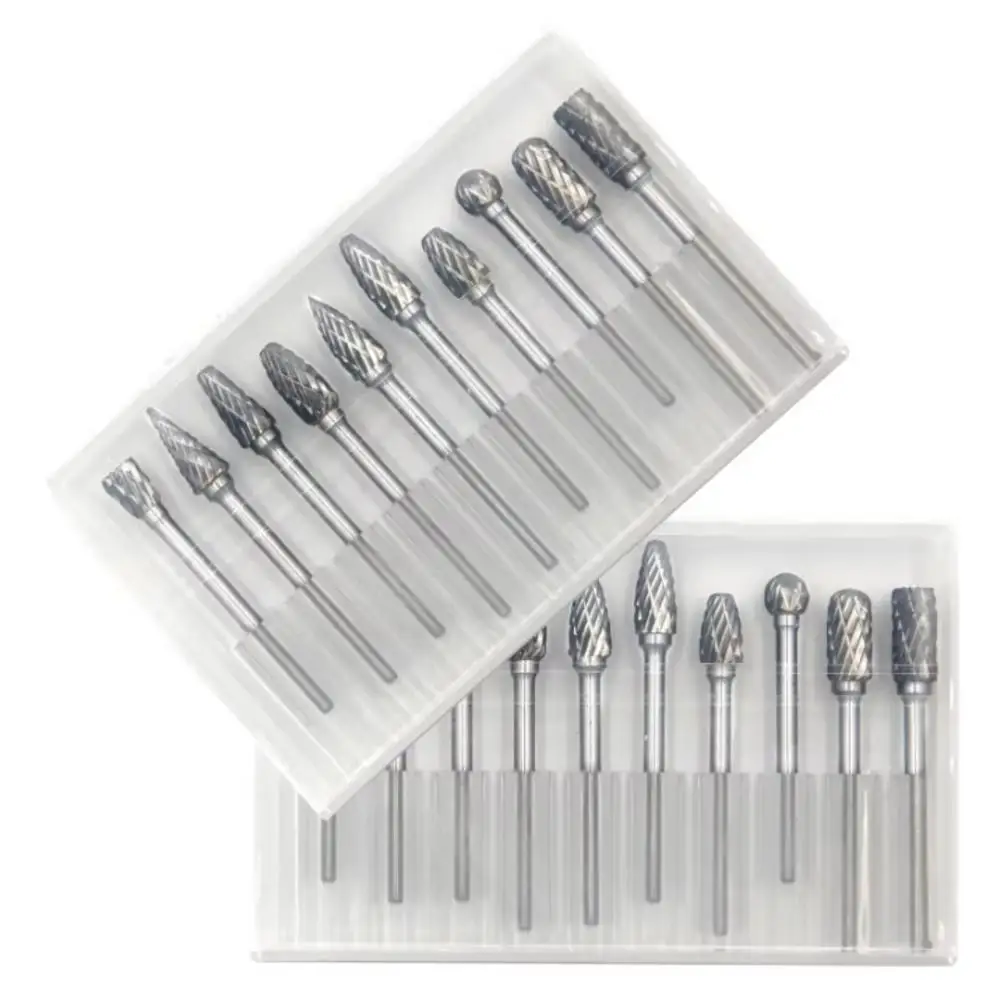 Rotary Tool Kit - Zestaw 10 frezów rotacyjnych z węglika