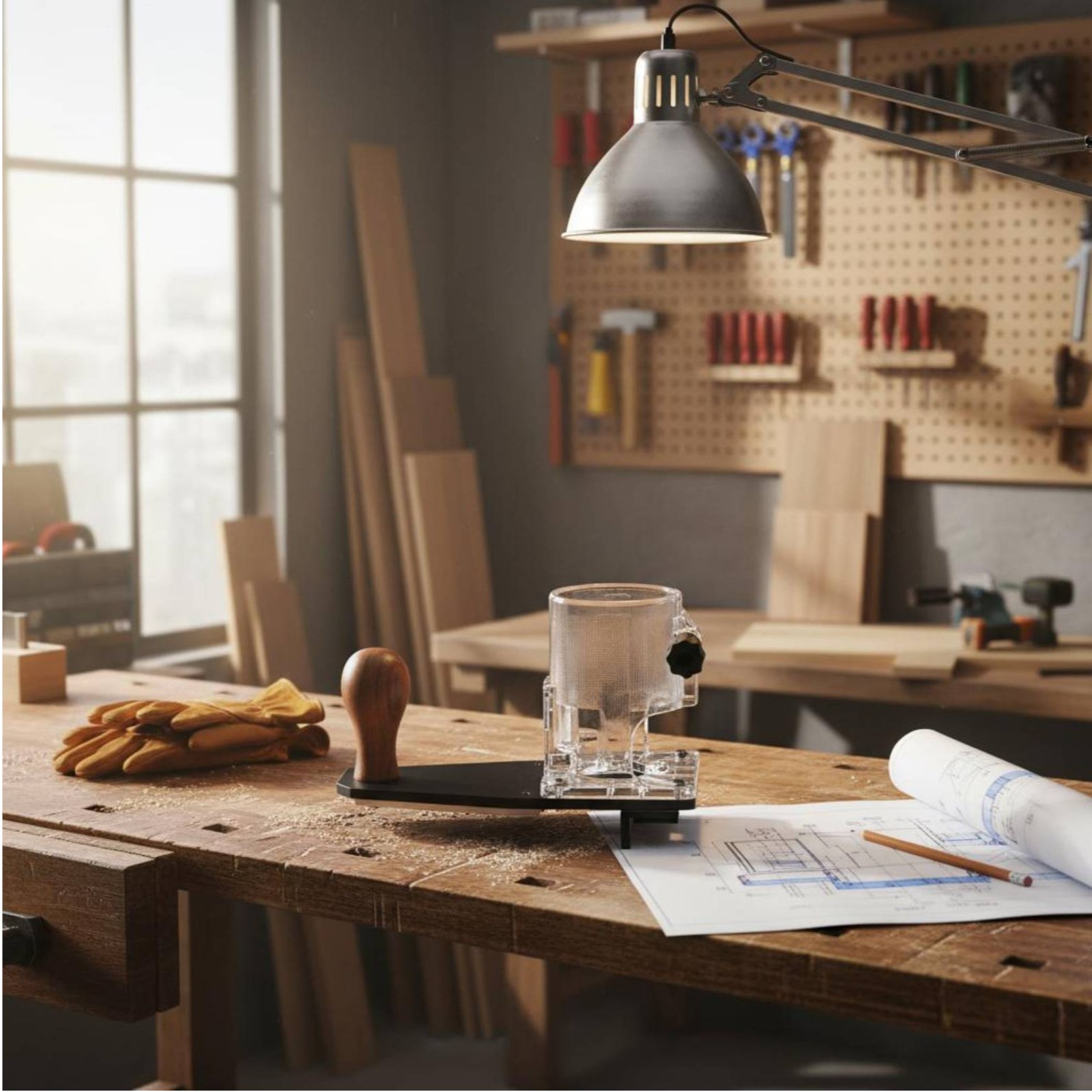 Power Tools Woodworking - Podstawa frezarki do obróbki krawędzi, trwała