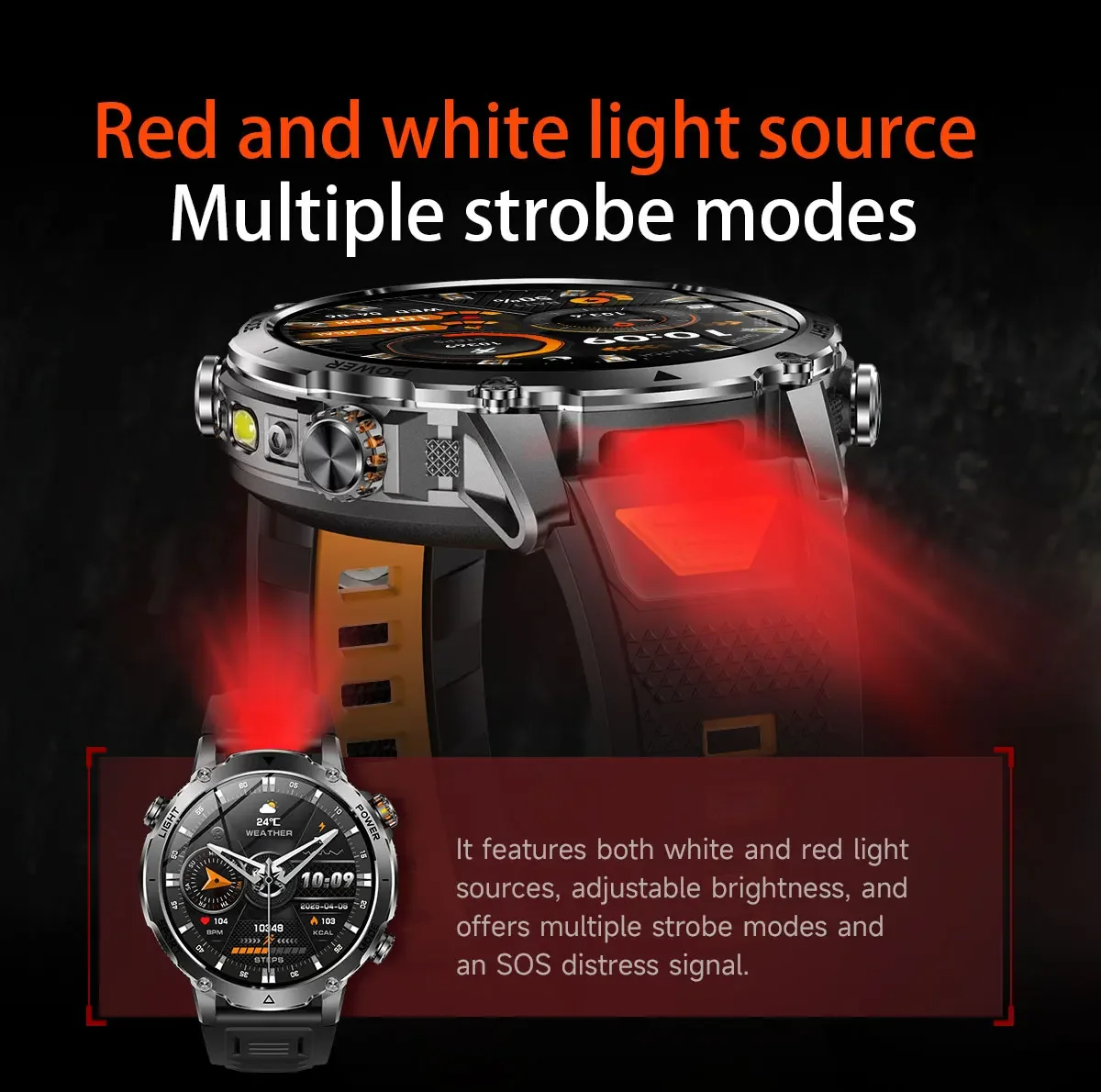 Smartwatch męski z dużą bateri – Power Tools Brands recenzja i cena