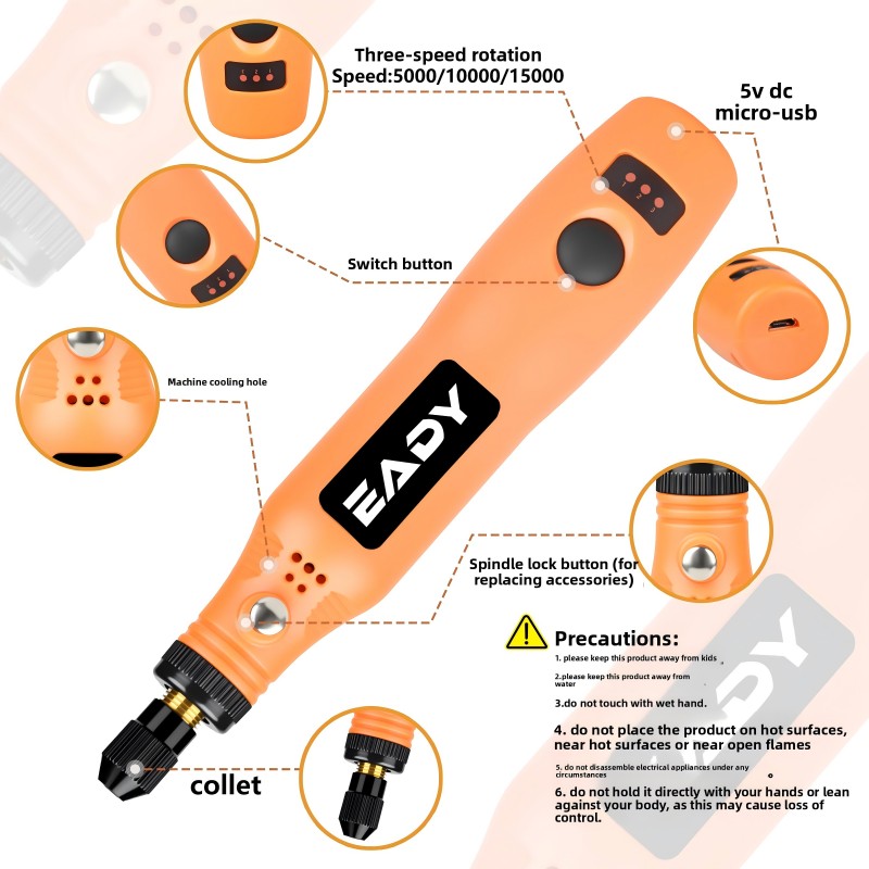 Zestaw bezprzewodowych narzędz – Rotary Tool Kit recenzja i cena