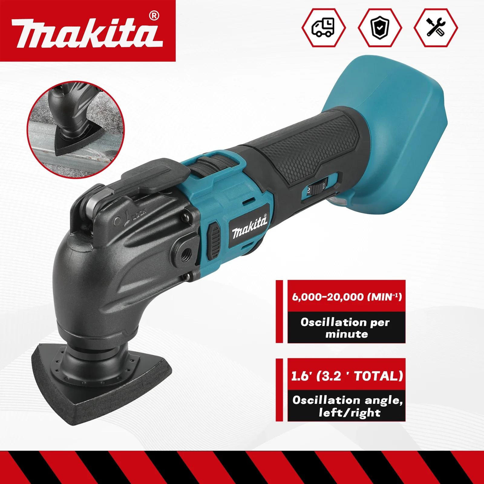 Bezszczotkowe narzędzie oscyla – Oscillating Multi Tool recenzja i cena