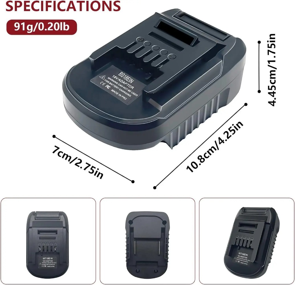 Adapter baterii BS18EIN do aku – Power Tools Underwater recenzja i cena