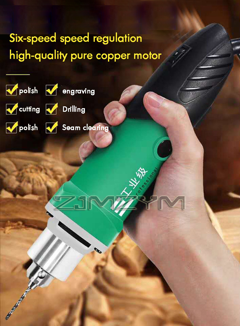 6-stopniowa, regulowana prędko – Power Tools Woodworking recenzja i cena