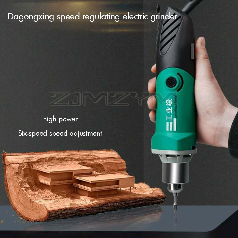 6-stopniowa, regulowana prędko – Power Tools Woodworking recenzja i cena